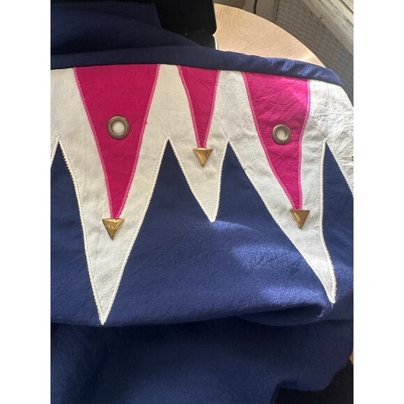 Vintage 80s GW Division of Graff Navy Pullover Sweatshirt Studded Western Style - Picture 4 of 6